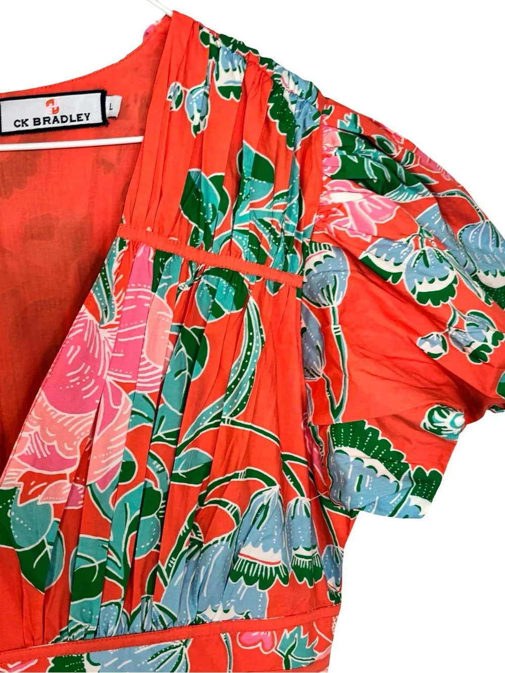 CK Bradley HEATHER DRESS - CORDELIA CORAL MULTI